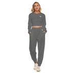 Crop Sweatshirt Suit