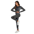 Sport Set With Backless Top And Leggings