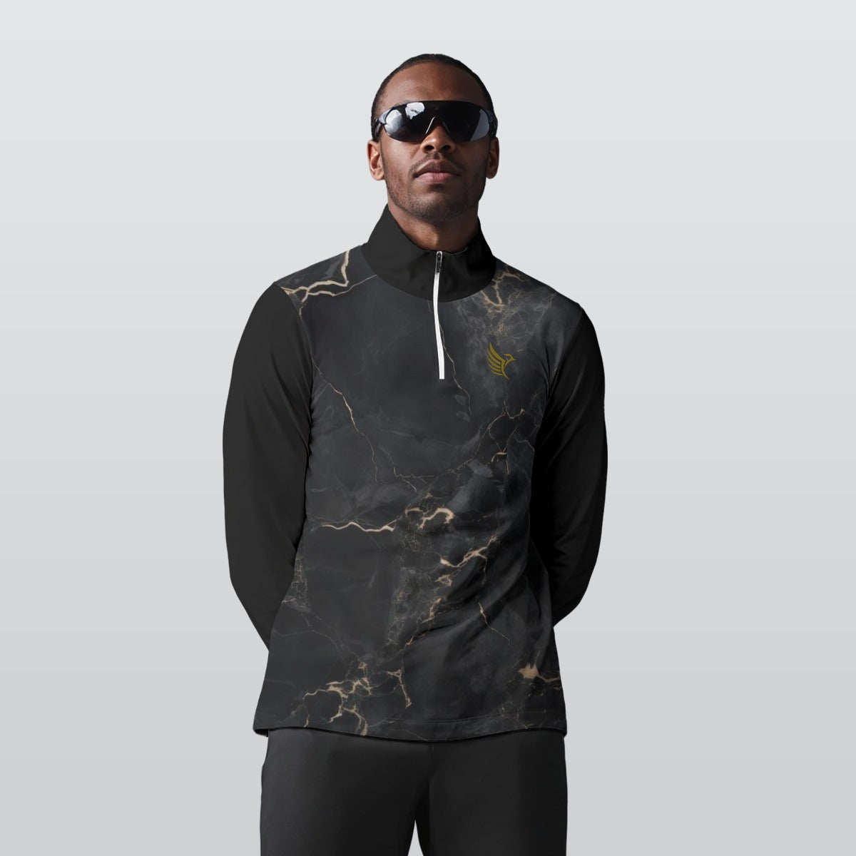 Sports Collar Jersey With Long Sleeve