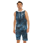 Sleeveless Vest And Shorts Set