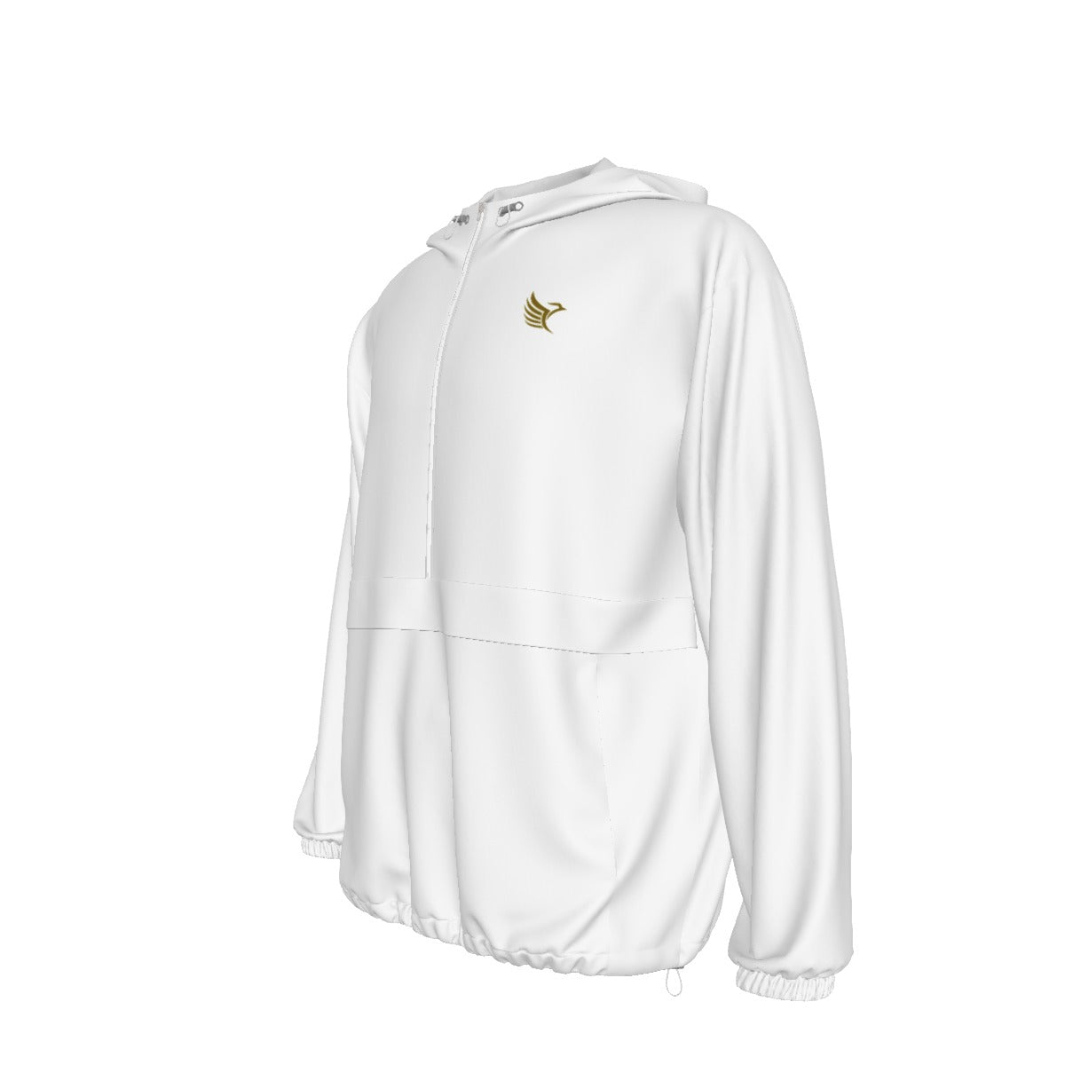 Pullover Jacket With Zipper Closure