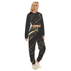 Crop Sweatshirt Suit