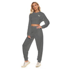 Crop Sweatshirt Suit