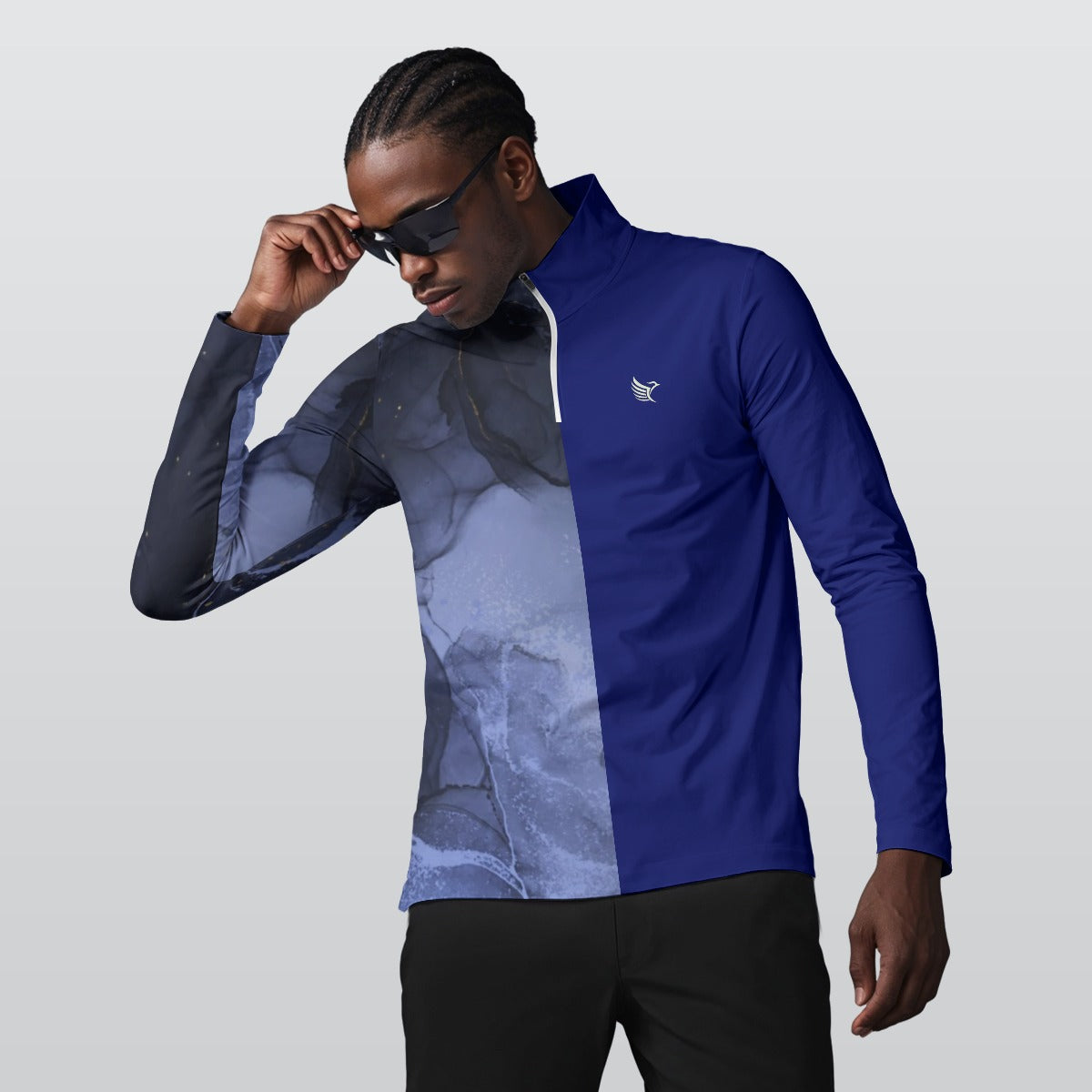 Sports Collar Jersey With Long Sleeve