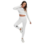 Sport Set With Backless Top And Leggings