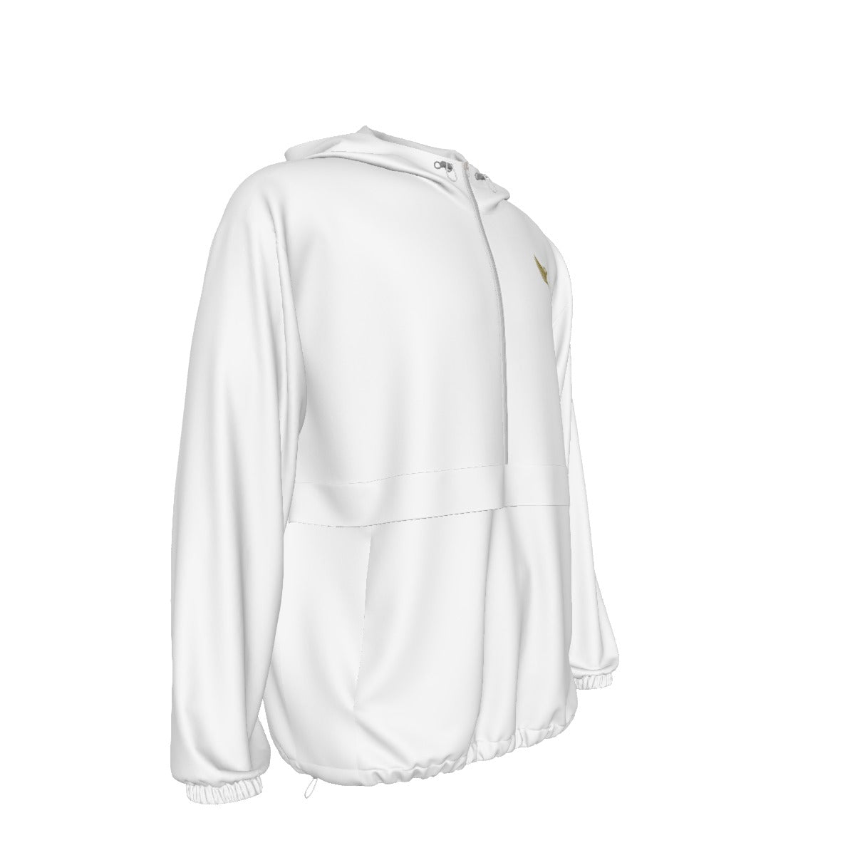 Pullover Jacket With Zipper Closure